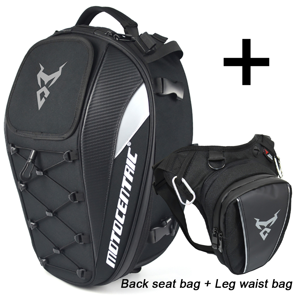 Motorcycle Gear Warehouse - Motocentrische Waterdichte Motorfiets Staart Tas Multifunctionele