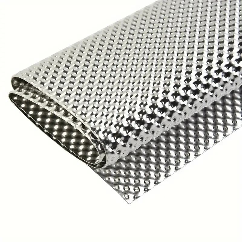 Exhaust Wrap Titanium - 2PC Auto Uitlaat Reliëf Aluminium Hitteschild