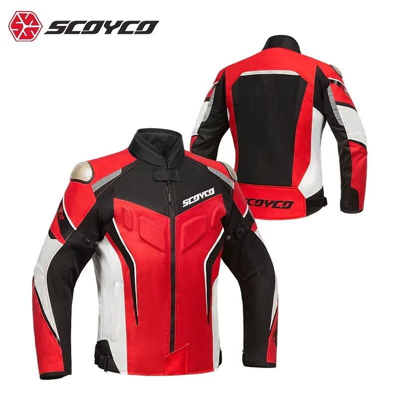Motorcycle Gear Jacket And Pants - SCOYCO Zomer geventileerd mesh CE motorjas