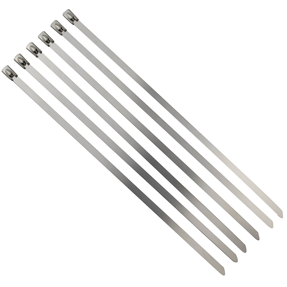 Exhaust Wrap Titanium - 6 stuks premium titanium uitlaatwarmtebeschermingsrol 10M