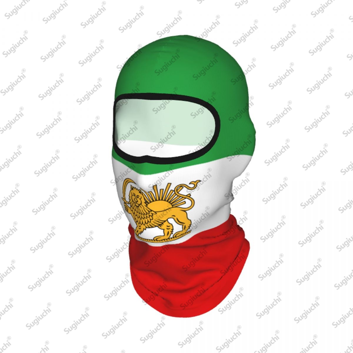 Helmet Full Face - Iran Perzië Lion Cycling Balaclava Full