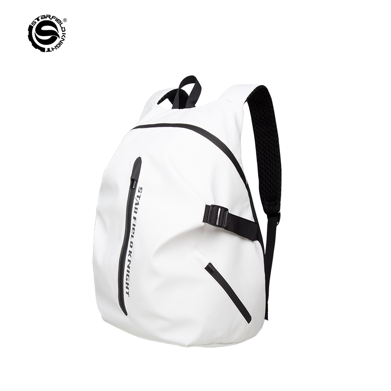 Motorcycle Gear White - SFK Motorhelmtas met grote capaciteit Witte