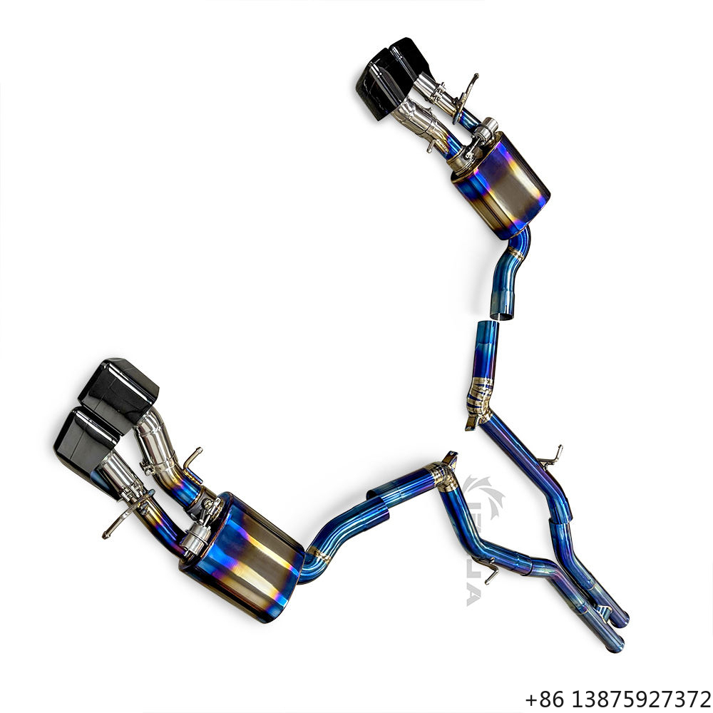 Exhaust Wrap Titanium - Hoogwaardig uitlaatsysteem demper voor E63 W212