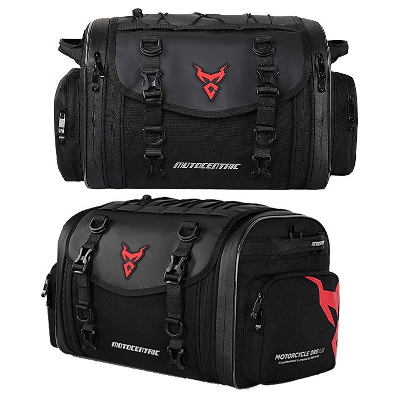 Motorcycle Gear Warehouse - Waterdichte motorfiets achterzadeltas Reisbagage 45L Multifunctionele