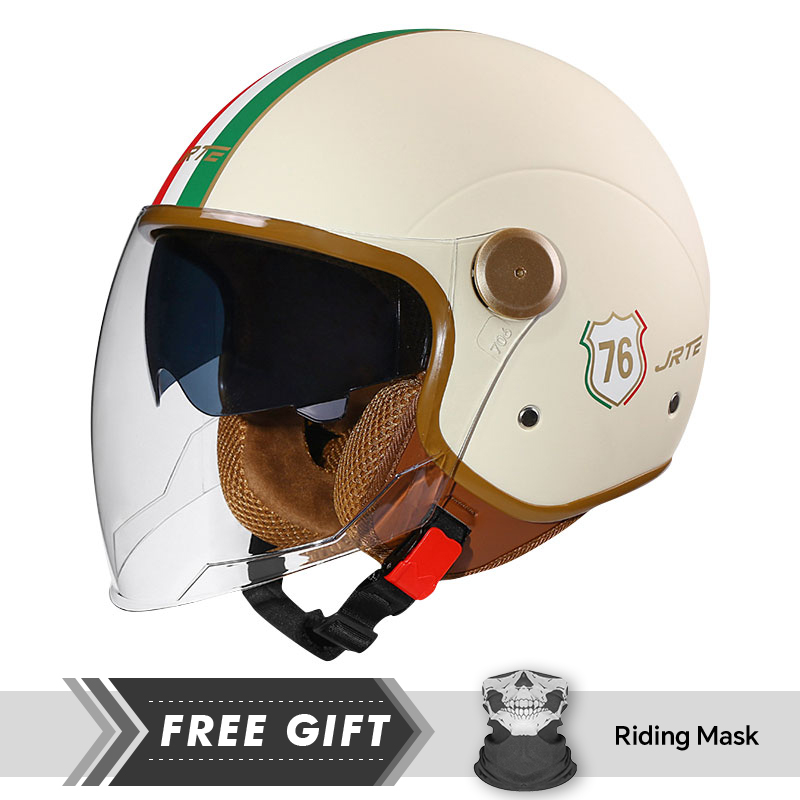 DOT ECE Goedgekeurde Retro 3/4 - Motorcycle Gear In Store recensie en prijs