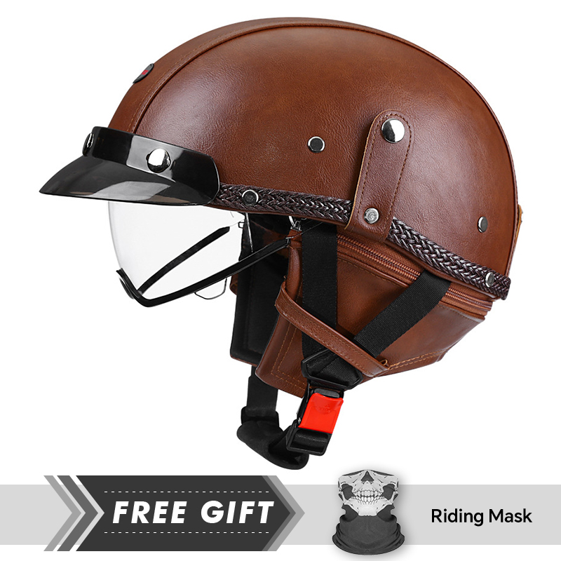 Nieuwkomers Lederen Retro Half - Motorcycle Gear In Store recensie en prijs