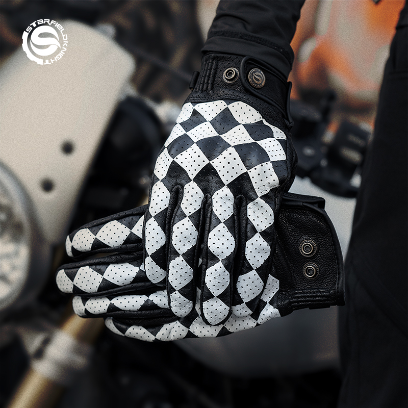 Star Field Knight Zwart-witte  - Motorcycle Gear White recensie en prijs