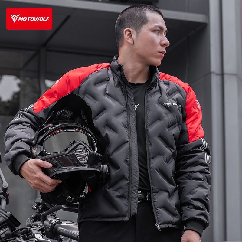 Motor donsjack Winter waterdic - Motorcycle Gear White recensie en prijs