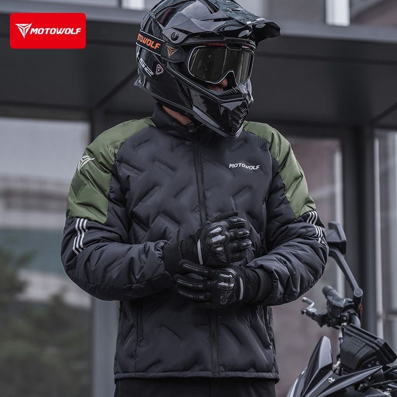 Motor donsjack Winter waterdic - Motorcycle Gear White recensie en prijs