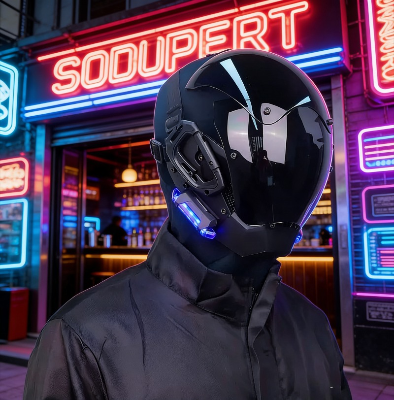 Cyberpunk helm masker in mecha - Helmet Full Face recensie en prijs