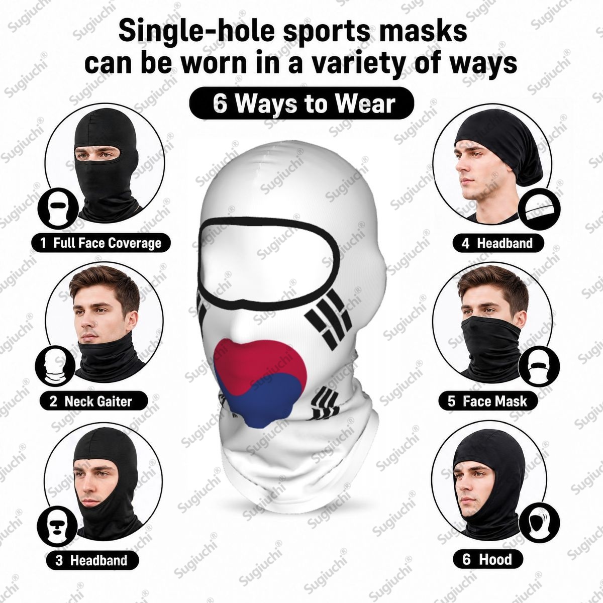 Zuid-Korea Fietsbalaclava Voll - Helmet Full Face recensie en prijs