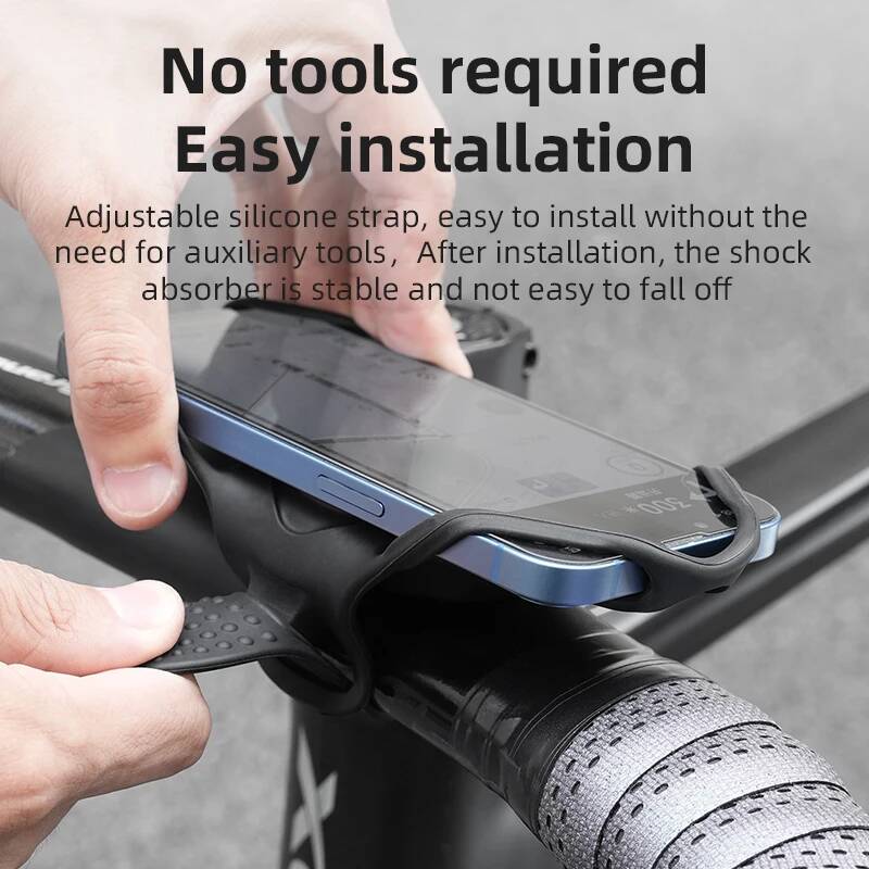 Universele siliconen fiets mot - Phone Mount Handlebar recensie en prijs