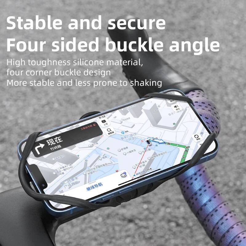 Universele siliconen fiets mot - Phone Mount Handlebar recensie en prijs