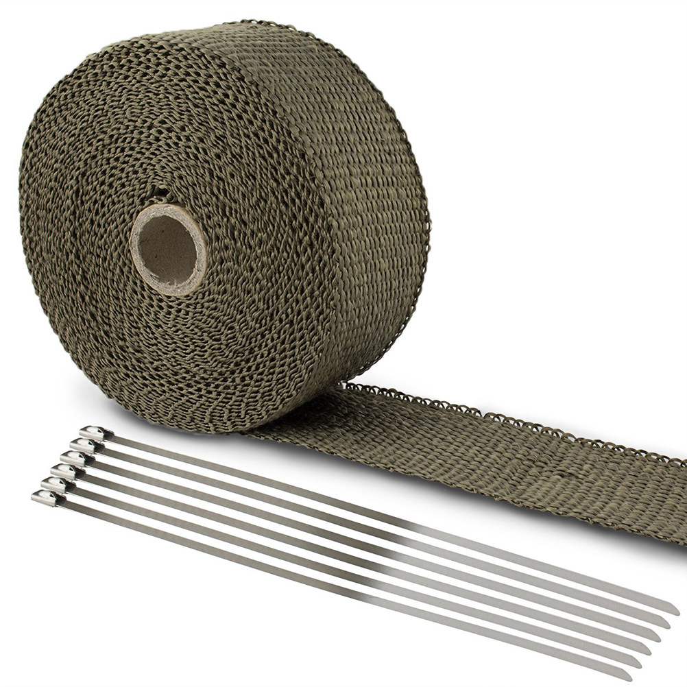 6 stuks premium titanium uitla - Exhaust Wrap Titanium recensie en prijs