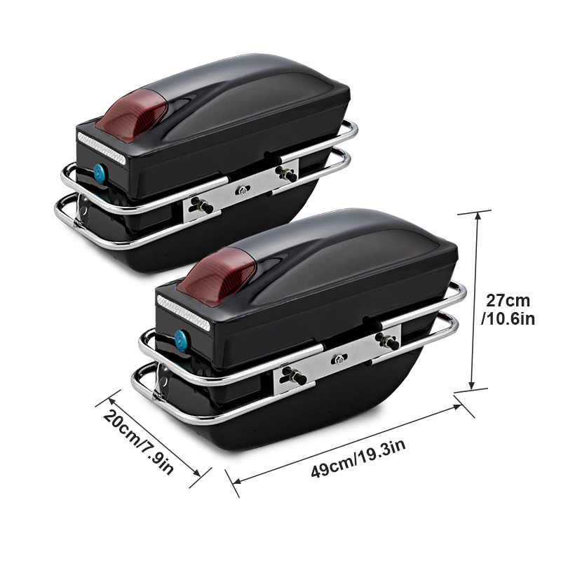 Universele Motorcycle Side Box - Motorcycle Gear Warehouse recensie en prijs
