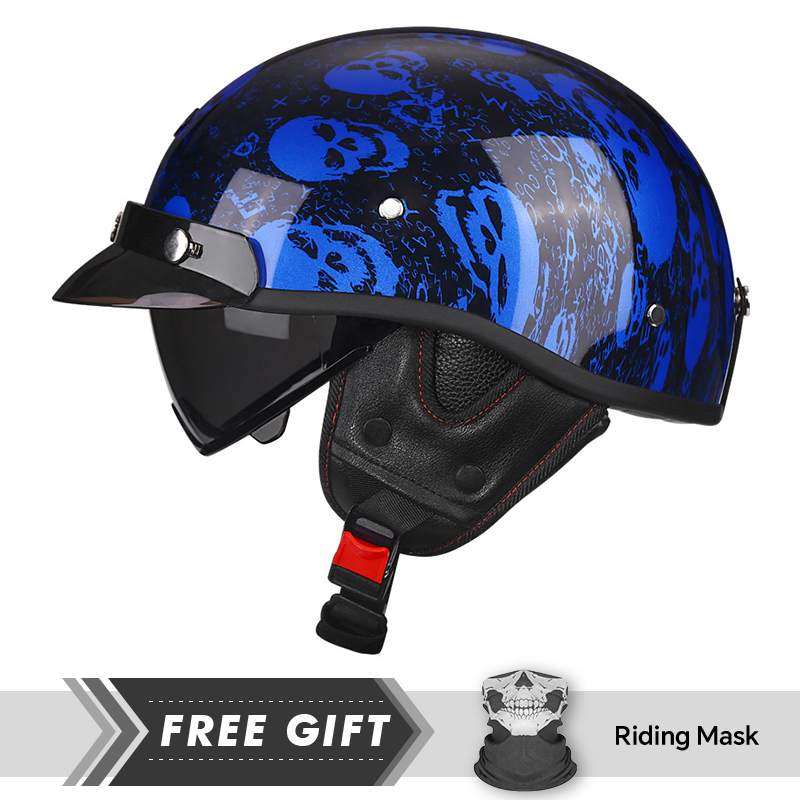 Halve motorhelm DOT ECE 1/2 Op - Motorcycle Gear In Store recensie en prijs
