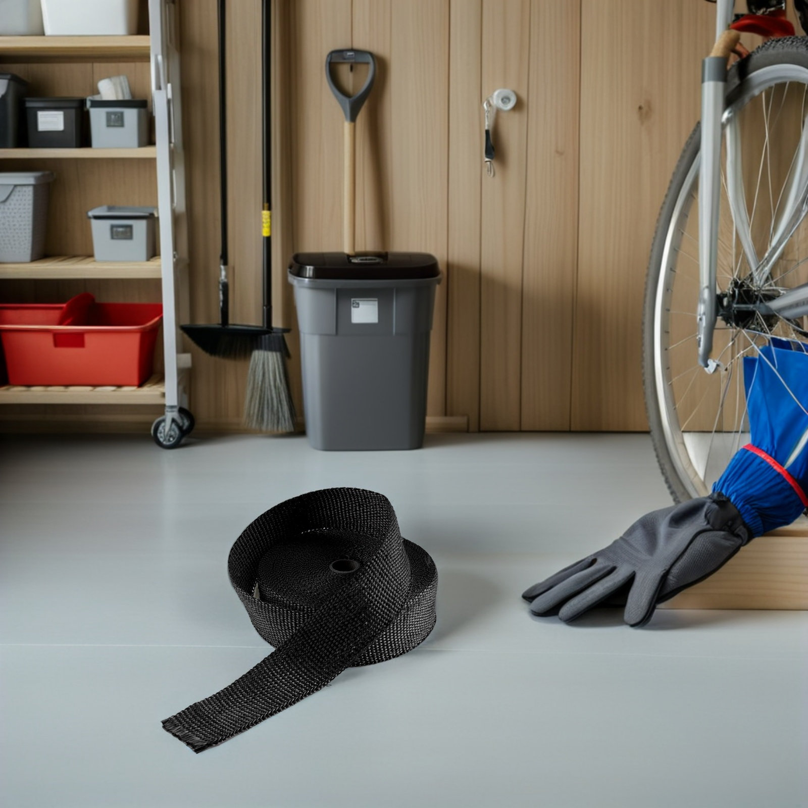 10 stuks uitlaatwarmtebescherm - Exhaust Wrap Titanium recensie en prijs