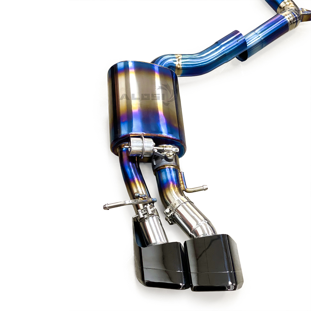 Titanium klepbediende catback  - Exhaust Wrap Titanium recensie en prijs
