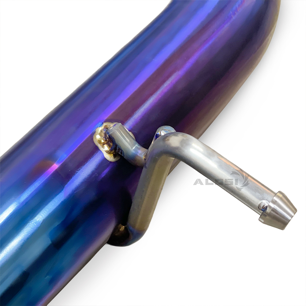 Titanium klepbediende catback  - Exhaust Wrap Titanium recensie en prijs