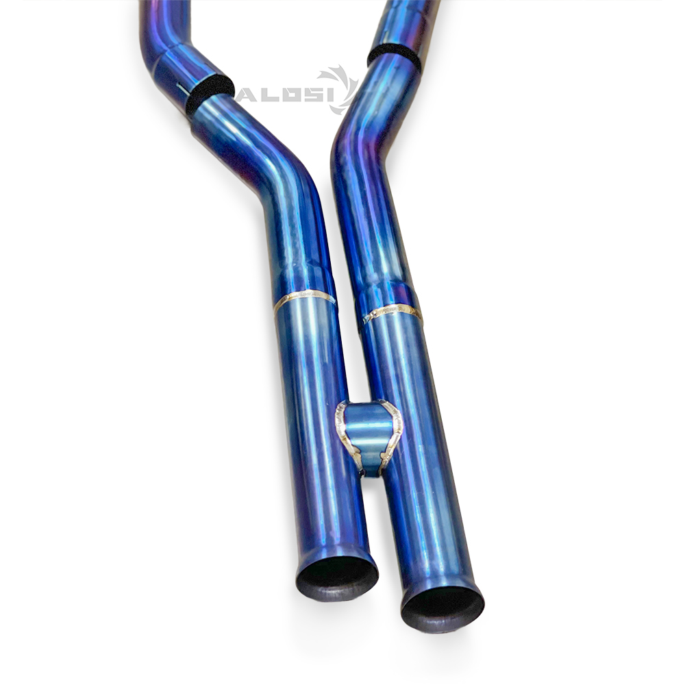 Titanium klepbediende catback  - Exhaust Wrap Titanium recensie en prijs