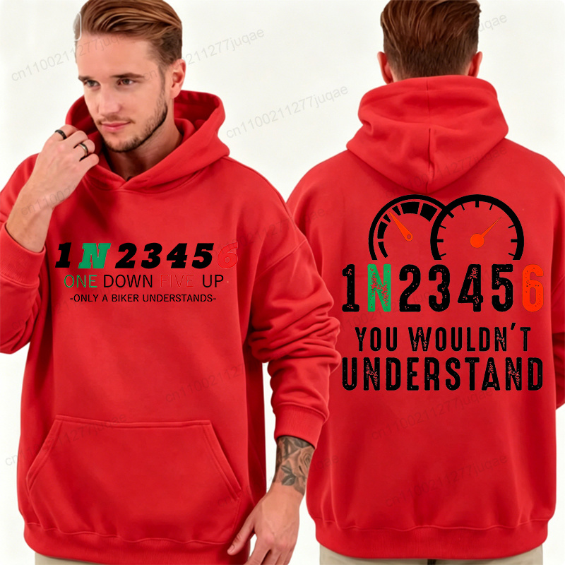 Nieuwe trendy herensweater met - Motorcycle Gear Hoodie recensie en prijs