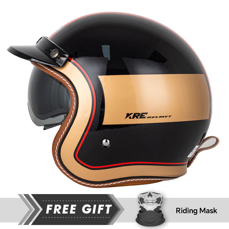 SOMAN Open Face Motorhelm ECE  - Motorcycle Gear In Store recensie en prijs